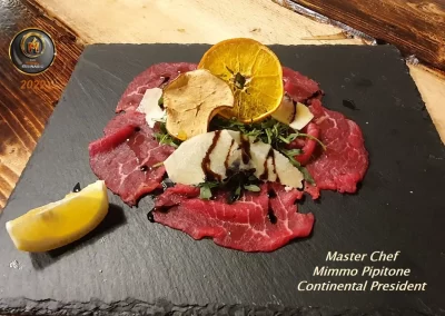 Carpaccio beef